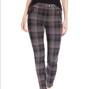 Kensie Jeans Women's Ponte Pant W/Zippers size Med